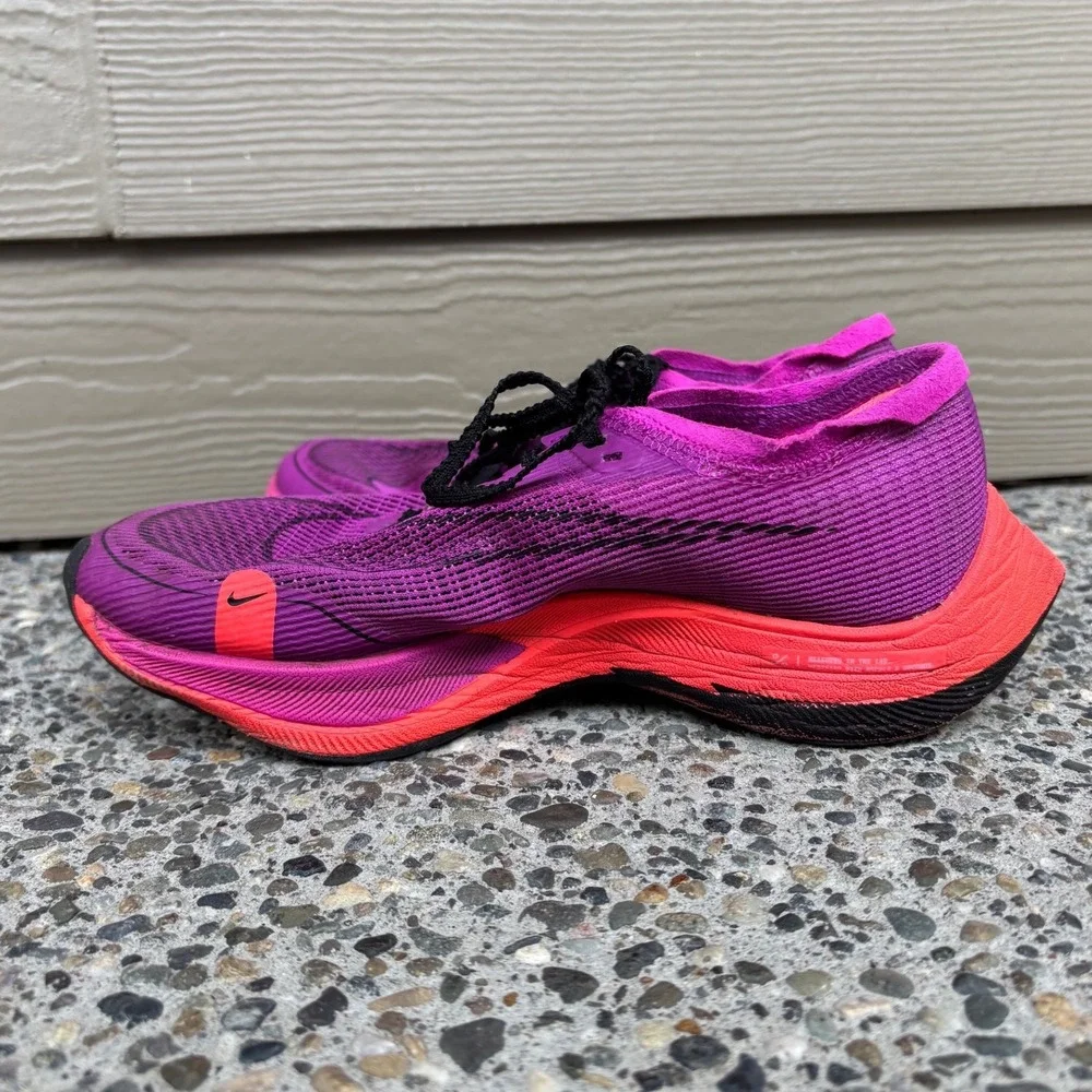 Nike ZoomX Vaporfly Next% 2 Purple Pink Running Shoes CU4123-501 Womens Size 6
